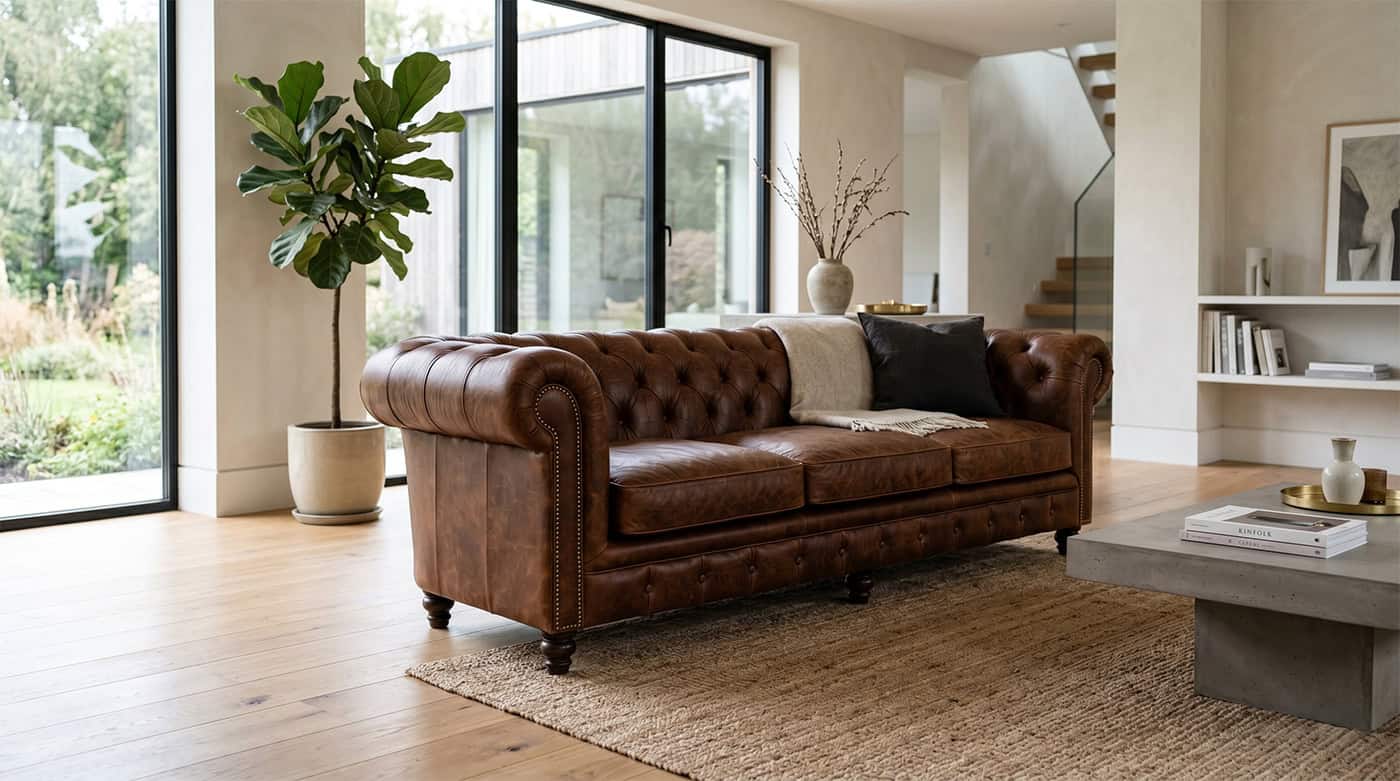 Divano Chesterfield economico: perché sotto i 2.000€ è un inganno matematico